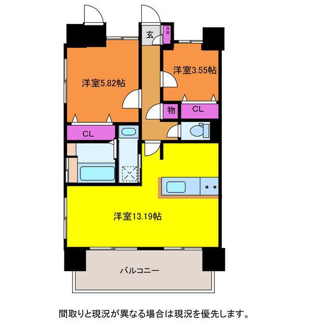 モーント米山弐番館の間取り