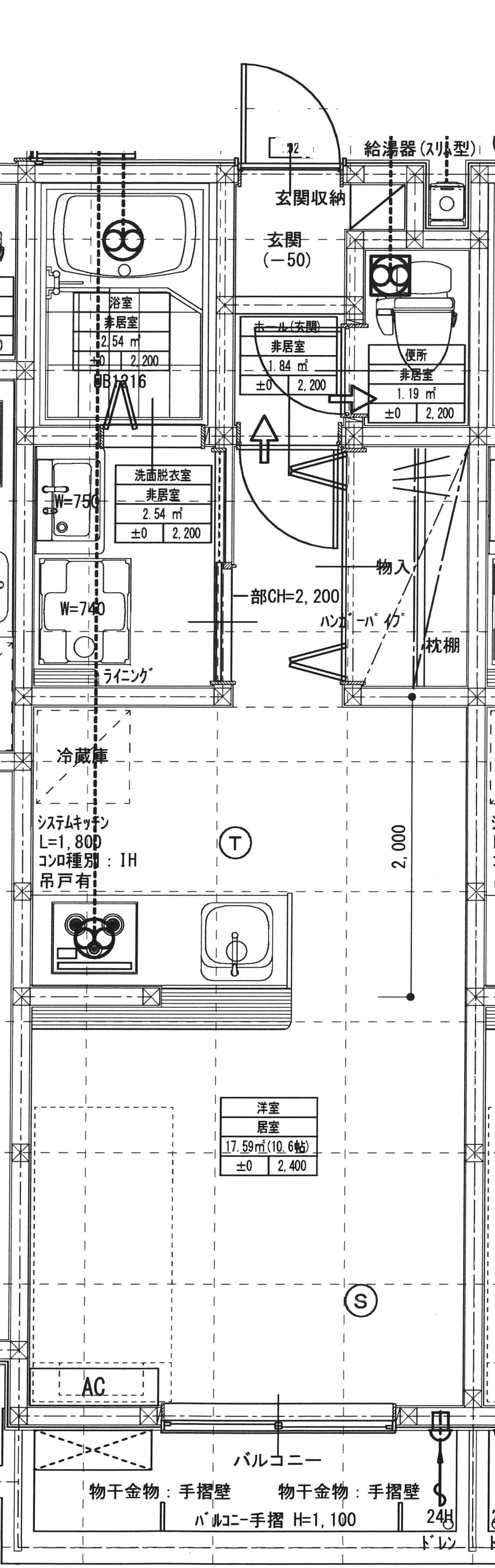 ファイゾニア中田の間取り