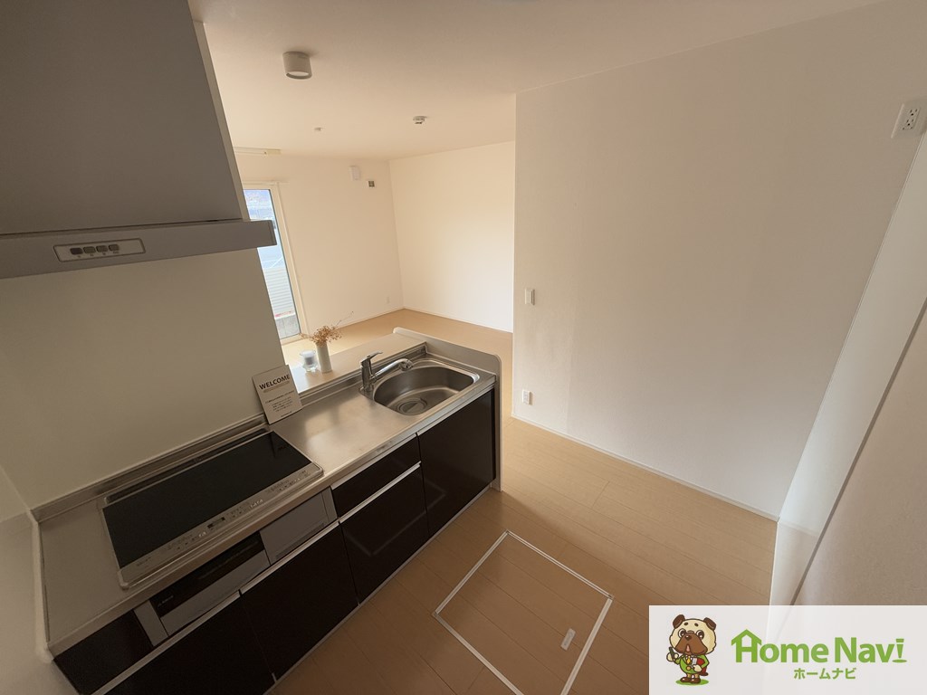 キッチン　IHキッチン。オール電化です。