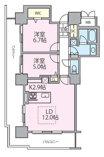 ロイヤルパークスタワー南千住の間取り