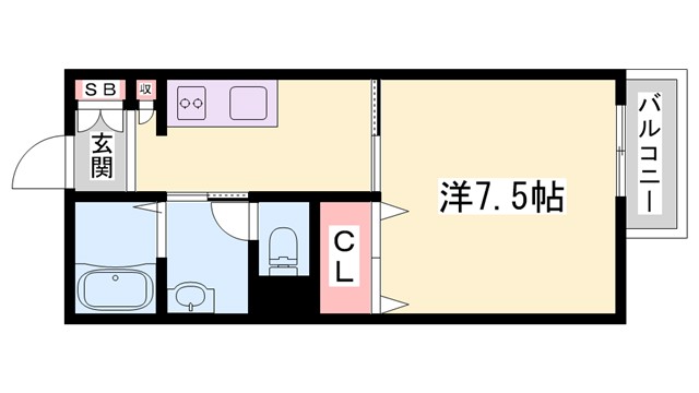 In stage繁昌II　D棟の間取り