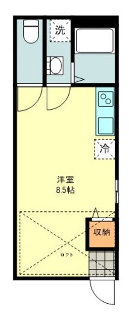 杉並区今川のアパートの間取り