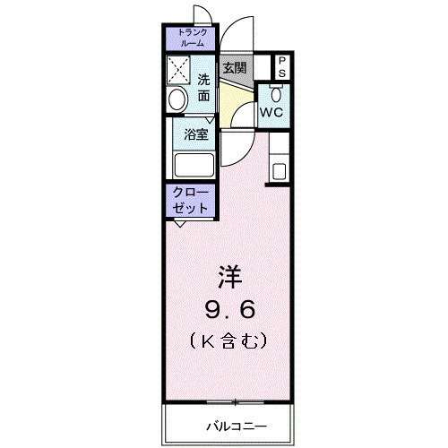 プロフィット牧志（Ｄ）の間取り