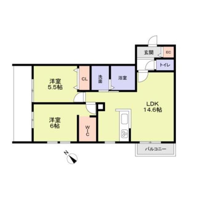 （仮称）東京都江戸川区東小松川計画Ａ棟の間取り