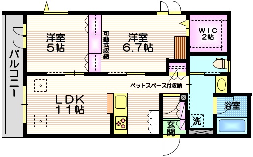 仮称）中央林間２丁目メゾンの間取り