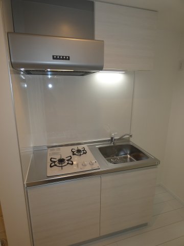 キッチン　ガスコンロ2口完備。