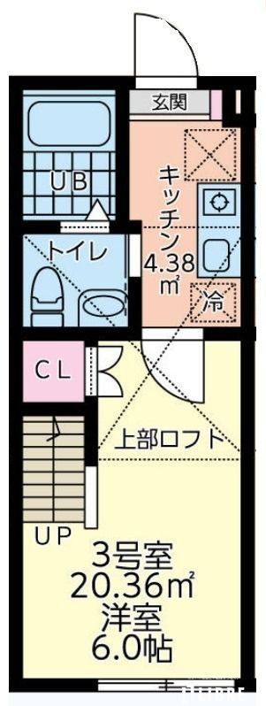 グリュックス中神の間取り