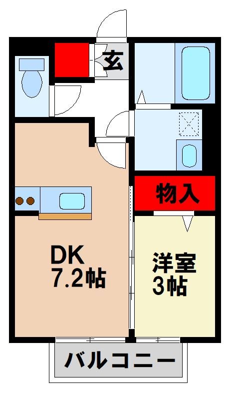 エスポワール夢Ａの間取り