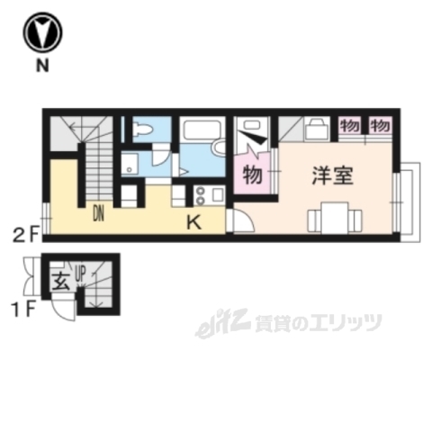 レオパレス富堂の間取り