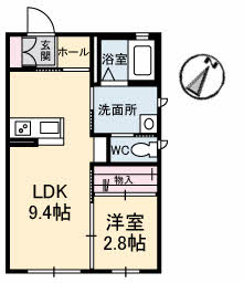 シャーメゾンyoukの間取り