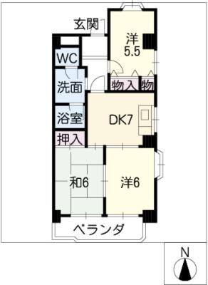 大宮セントラルマンションの間取り