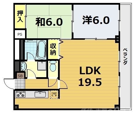 AFICION堀川の間取り
