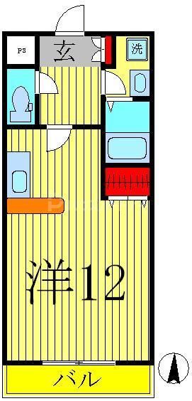 千葉県柏市旭町４（マンション）の賃貸物件の間取り