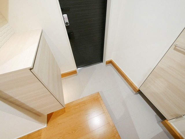 玄関　収納もある玄関です