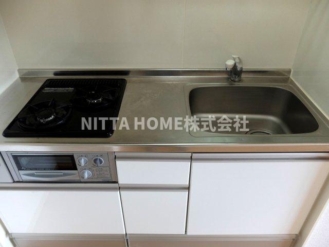 キッチン　コンパクトなキッチンで掃除もラクラク★