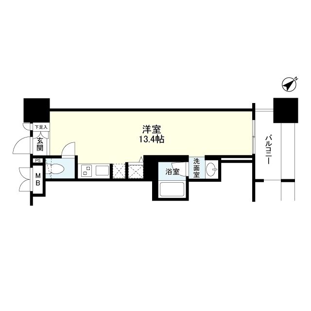 パークフラッツ横濱公園の間取り