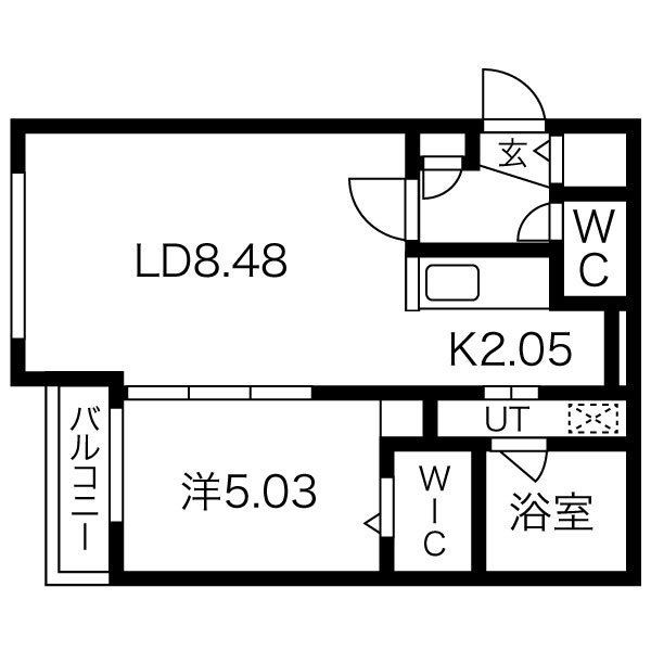 フォレストヒルズN36の間取り