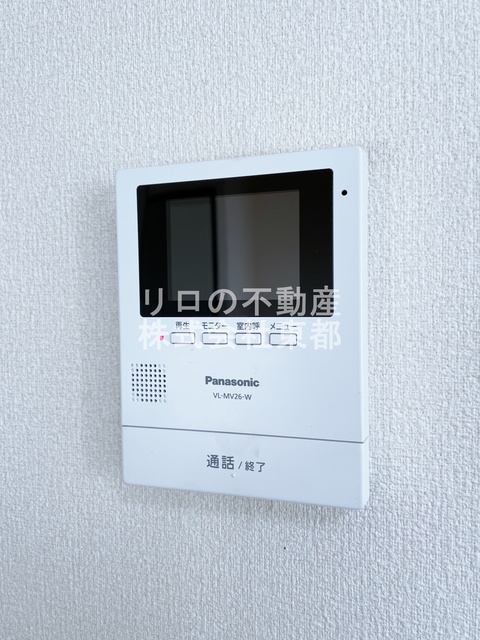 セキュリティ　ＴＶモニター付インターホンがあるので訪問者が一目でわかります