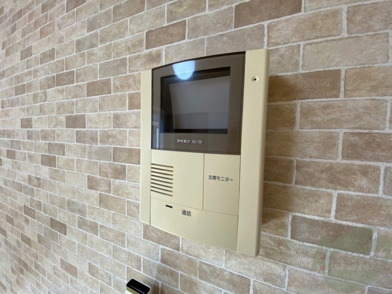 セキュリティ　モニター付きインターホンでセキュリティも安心です！