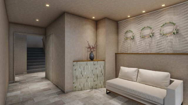 ロビー　完成パース