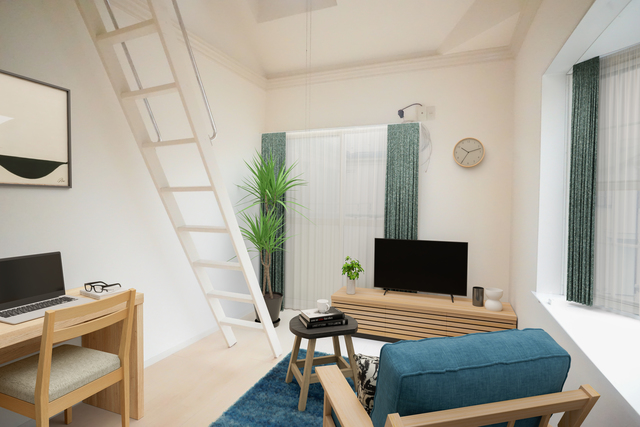 居室・リビング　こちらの家具はＣＧです。家具付きではございません。