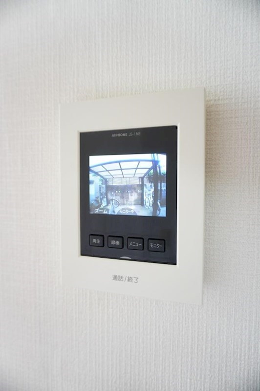 セキュリティ　来客時に便利なＴＶモニターホン