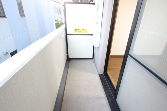 バルコニー　※別部屋の写真です