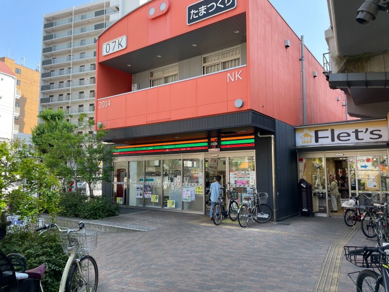 コンビニ　セブンイレブンハートインビエラ玉造店（コンビニ）まで124m