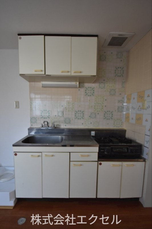 キッチン　2口コンロつきです
