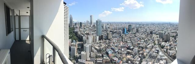 バルコニー　広々としたバルコニーです