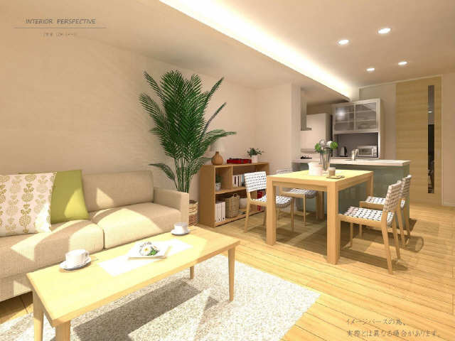 居室・リビング　イメージパースとなります