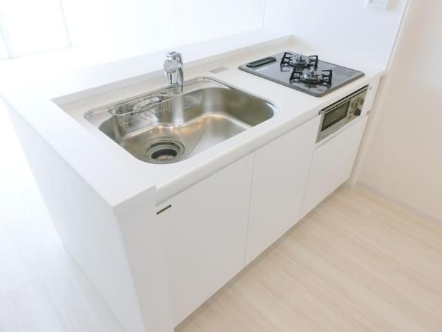 キッチン　★お料理楽々２口ガスのシステムキッチン★