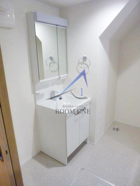 洗面設備　洗面台です。