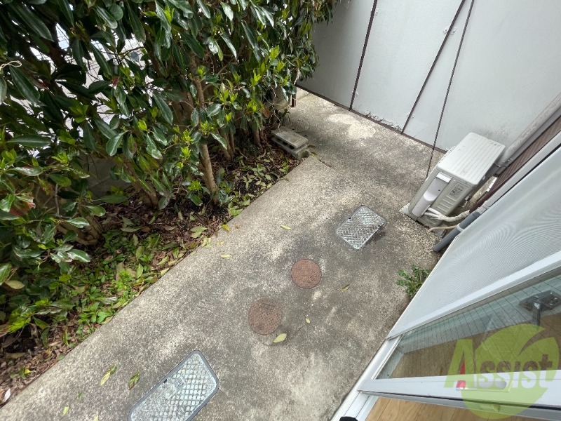 バルコニー　バルコニーは洗濯物を干すスペースがあります。