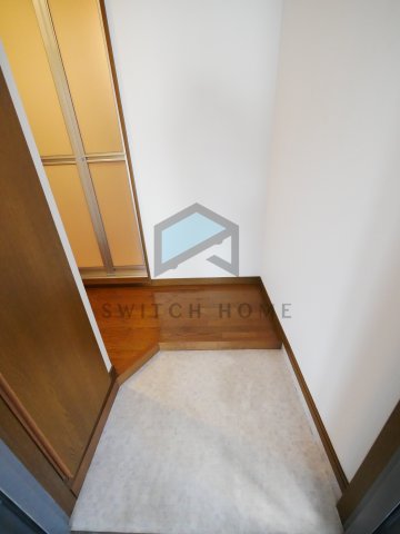 玄関　収納もある玄関です