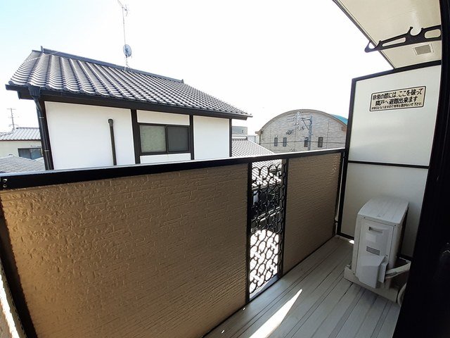バルコニー　広々としたバルコニーです