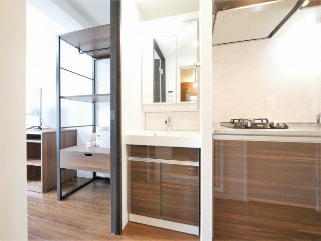 洗面設備　洗面所です