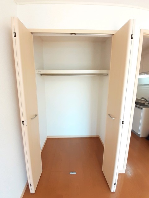 収納　たっぷりとした収納スペースです