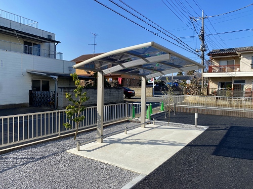 その他共有部分　屋根付きの駐輪場ございます♪