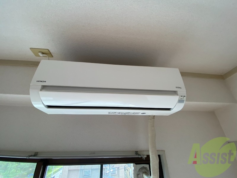 その他設備　部屋にはエアコンがあり、暑い日や寒い日も安心です。