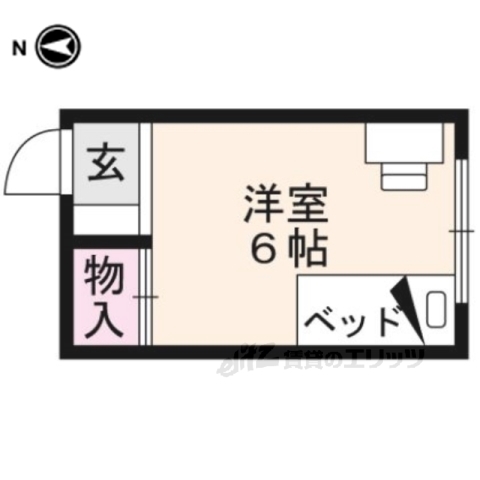 翠明アパートの間取り写真