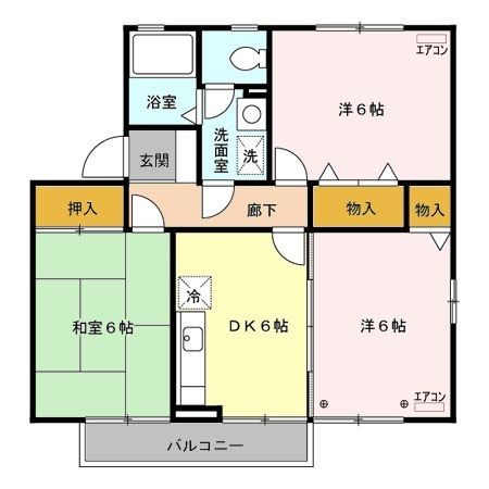 秩父鉄道 東行田駅 徒歩5分 2階建 築29年の間取り写真