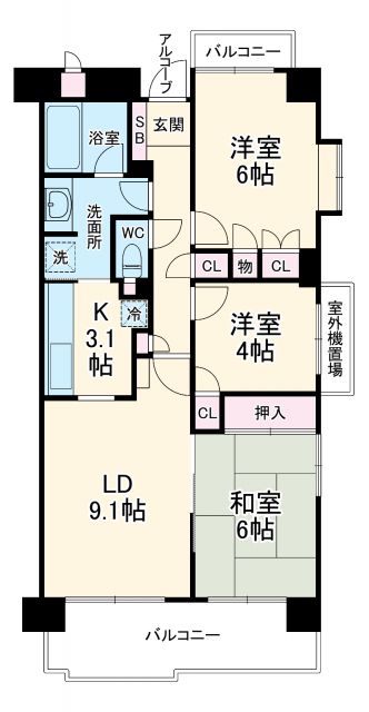 大宮大門パーク・ホームズの間取り写真