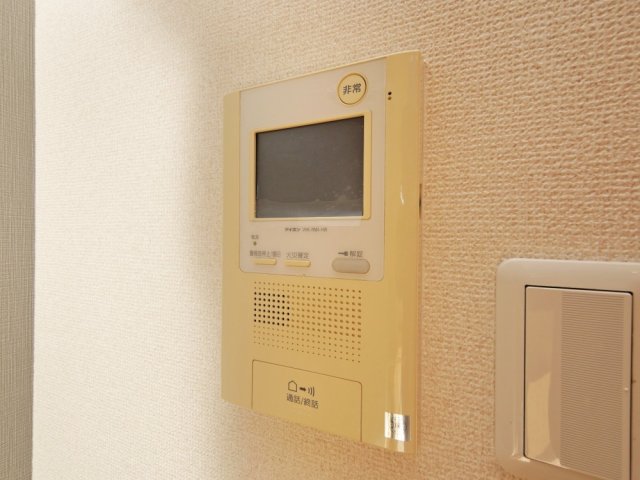 セキュリティ　モニター付きインターフォンです