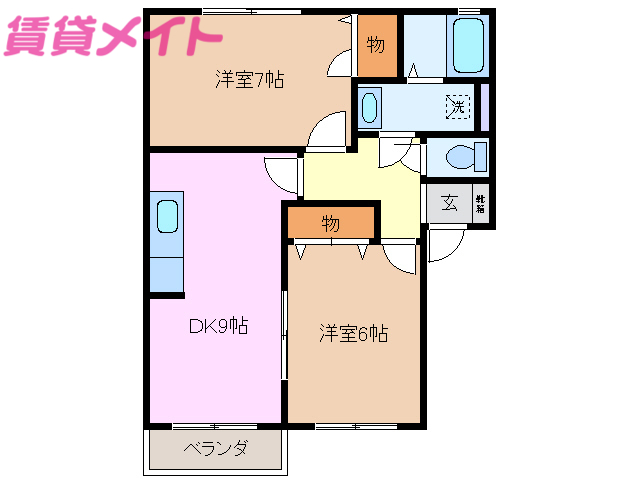 アセラ E棟の間取り写真