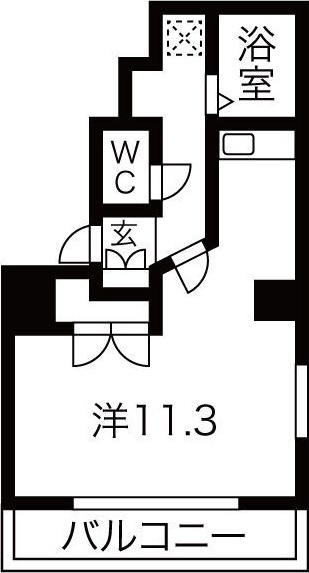 フラット大須の間取り写真