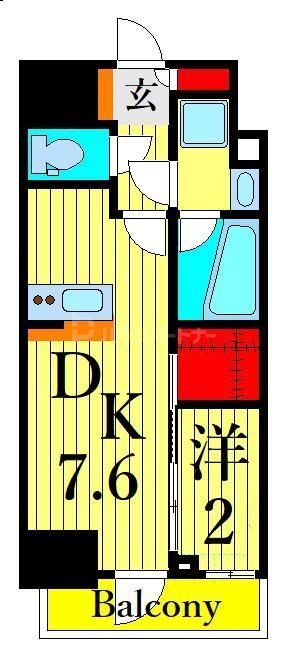 ステージグランデ台東根岸アジールコートの間取り写真