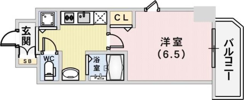 グランカリテ神戸WESTの間取り写真