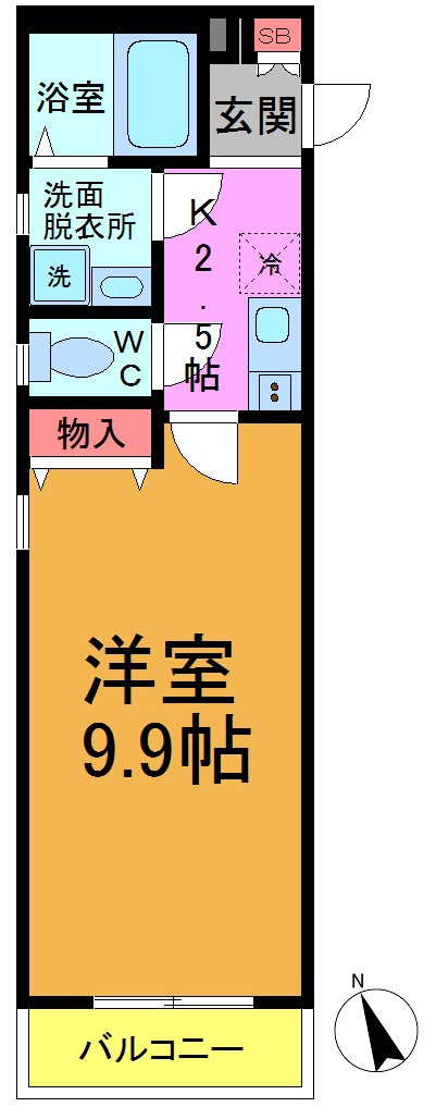 ミリアビタ津田沼の間取り写真