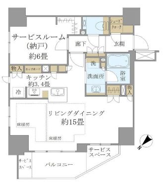 ジオ文京千石の間取り写真